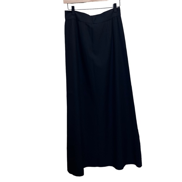VINTAGE D’allairds Black Button Down Maxi Skirt - Picture 6 of 9